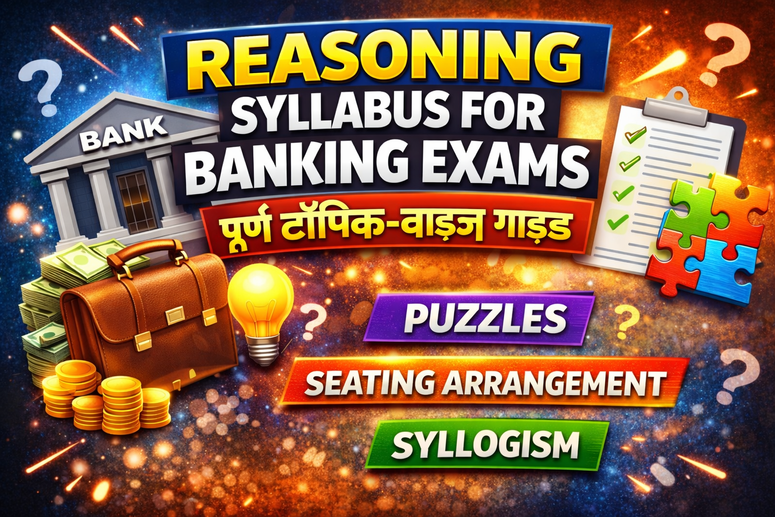 Detailed Reasoning Syllabus for Banking Exams – Complete Topic-wise Guide