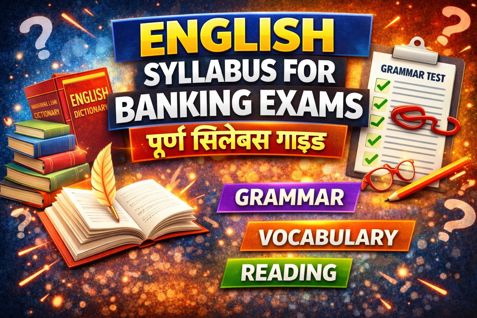 Complete English Syllabus for Banking Exams – Prelims & Mains Explained